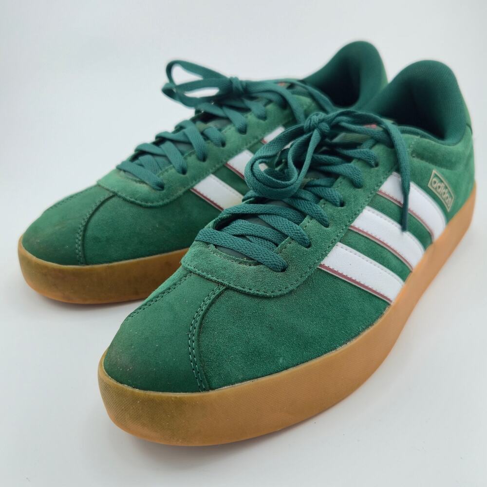 Adidas VL Court 3.0 Men's Size 12 IH4790 Green White Gum Sneakers